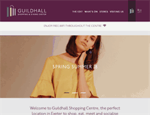Tablet Screenshot of guildhallshoppingexeter.co.uk